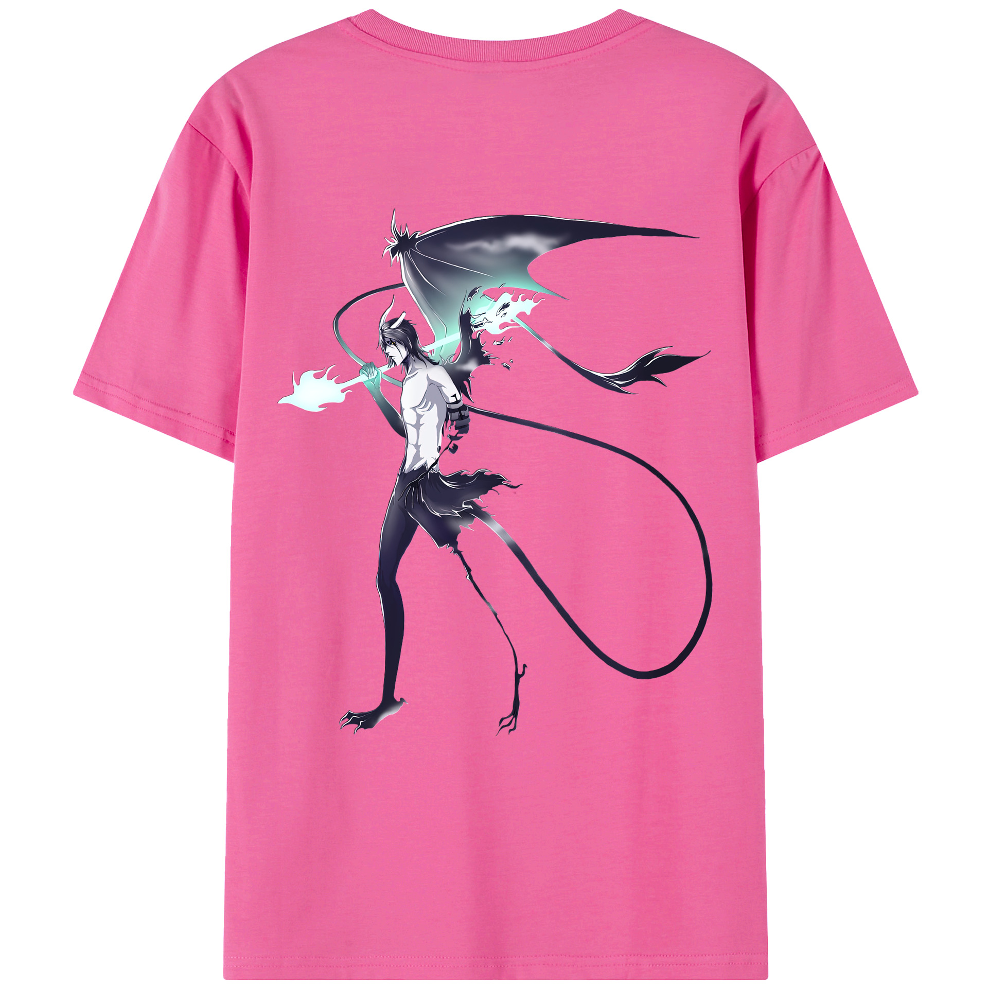 （画像用） ブリーチ ウルキオラ·シファー BLEACH Ulquiorra cifer レディース半袖Tシャツ(バックプリント)